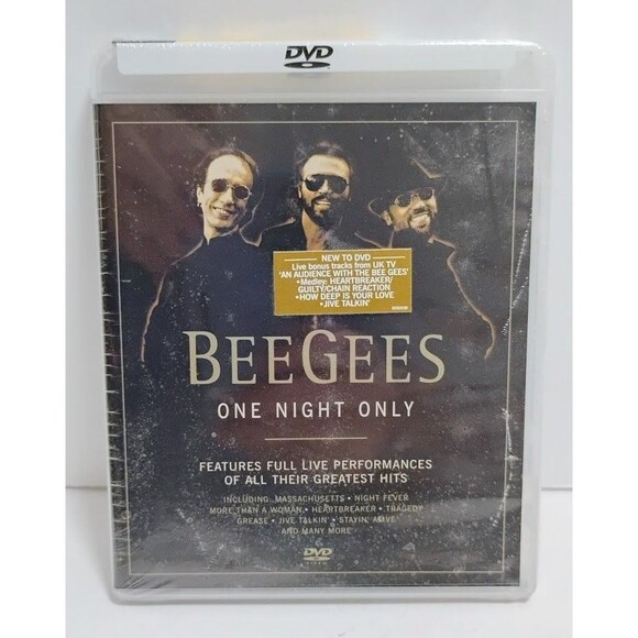 BEE GEES ONE NIGHT ONLY ANNIVERSARY EDITION MUSIC DVD BRAND NEW SEALED - Picture 1 of 4